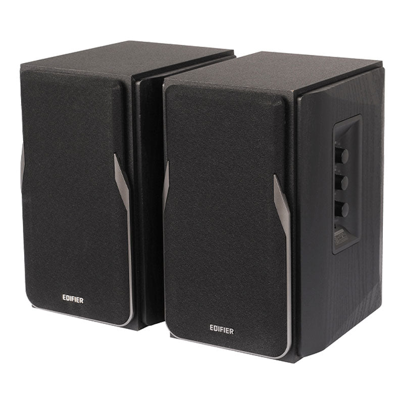 Edifier Studio R1380DB 2.0 Regallautsprechersytem im Echtholzgehäuse (MDF) - Schwarz