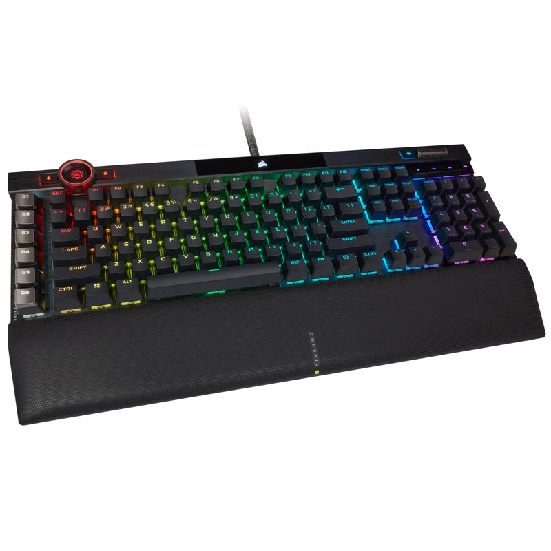 Corsair K100 RGB Gaming Tastatur, Corsair OPX, RGB LED - schwarz