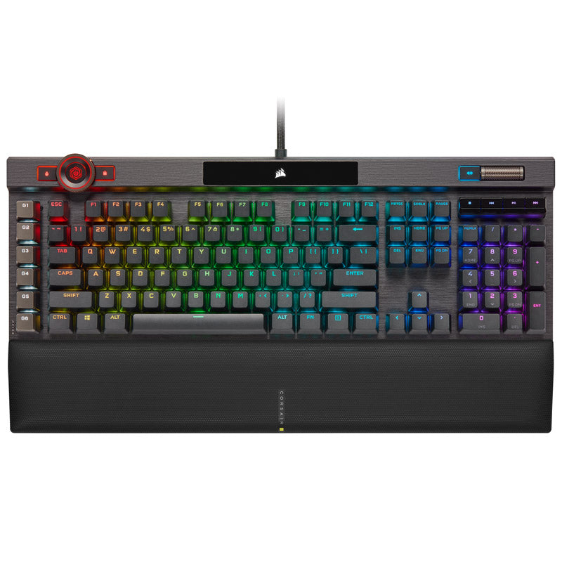 Corsair K100 RGB Gaming Tastatur, Corsair OPX, RGB LED - schwarz