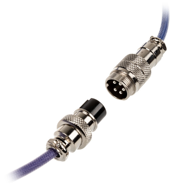 Ducky Premicord Horizon Spiralkabel, USB Typ C auf Typ A -1,8m