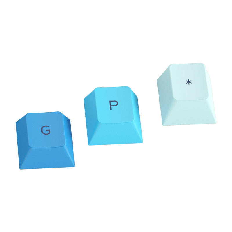Glorious GPBT Keycaps - 115 PBT Tastenkappen, ISO, DE-Layout, Caribbean Ocean