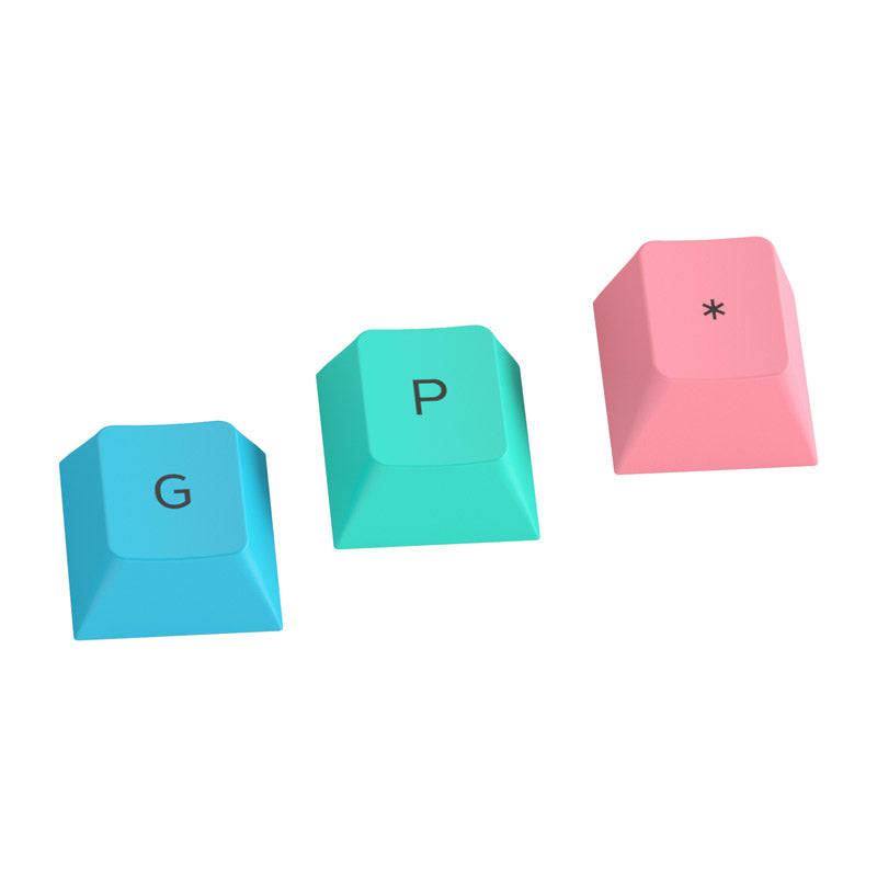 Glorious GPBT Keycaps - 115 PBT Tastenkappen, ISO, DE-Layout, Pastel
