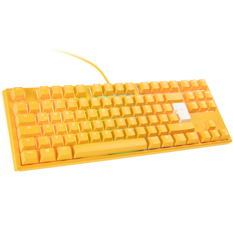 Ducky One 3 Yellow TKL Gaming Tastatur, RGB LED - MX-Black