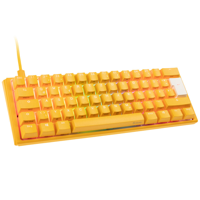 Ducky One 3 Yellow Mini Gaming Tastatur, RGB LED - MX-Brown