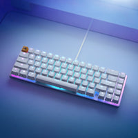 Glorious GMMK 2 Compact Tastatur - Barebone, ANSI-Layout, weiß