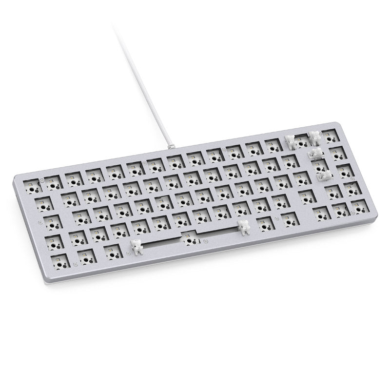 Glorious GMMK 2 Compact Tastatur - Barebone, ISO-Layout, weiß