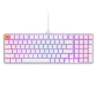 Glorious GMMK 2 Full-Size Tastatur - Fox Switches, US-Layout, weiß