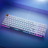 Glorious GMMK 2 Full-Size Tastatur - Fox Switches, US-Layout, weiß