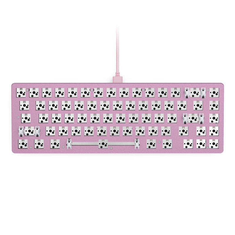 Glorious GMMK 2 Compact Tastatur - Barebone, ANSI-Layout, pink