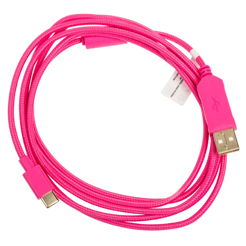 Cherry Xtrfy USB-C auf USB-A Tastatur-Kabel, Standard, Braided - pink