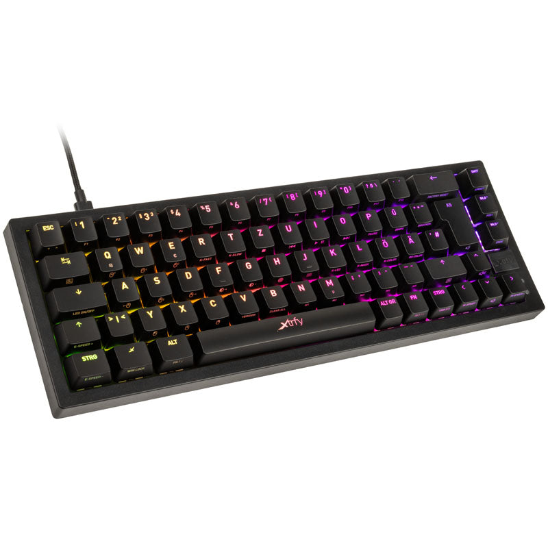 Cherry Xtrfy K5 Gaming Tastatur, TKL, RGB - schwarz
