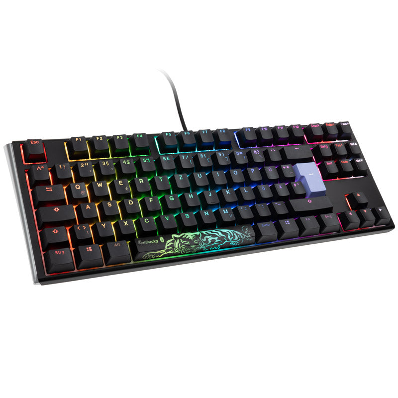 Ducky One 3 Classic Black/White TKL Gaming Tastatur, RGB LED - MX-Black