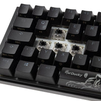 Ducky One 3 Classic Black/White SF Gaming Tastatur, RGB LED - MX-Black