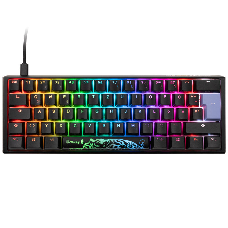 Ducky One 3 Classic Black/White Mini Gaming Tastatur, RGB LED - MX-Brown