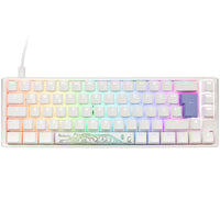 Ducky One 3 Classic Pure White SF Gaming Tastatur, RGB LED - MX-Blue