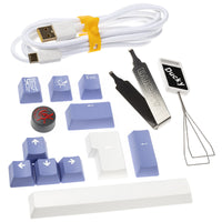 Ducky One 3 Classic Pure White SF Gaming Tastatur, RGB LED - MX-Blue