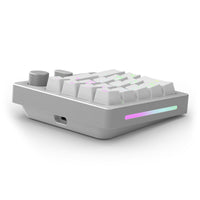 Glorious GMMK Wireless Numpad - Fox Switches, grau/weiß