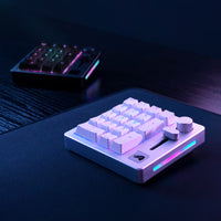 Glorious GMMK Wireless Numpad - Fox Switches, grau/weiß