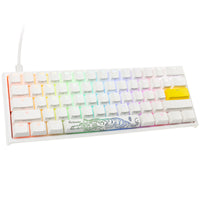 Ducky One 2 Pro Mini White Edition Gaming Tastatur, RGB LED - Kailh Brown (US)