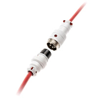 Ducky Premicord Apple Red Spiralkabel, USB Typ C auf Typ A - 1,8m