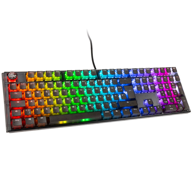 Ducky One 3 Aura Black Gaming Tastatur, RGB LED - MX-Brown