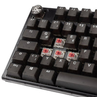 Ducky One 3 Aura Black TKL Gaming Tastatur, RGB LED - MX-Silent-Red