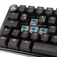 Ducky One 3 Aura Black SF Gaming Tastatur, RGB LED - MX-Blue
