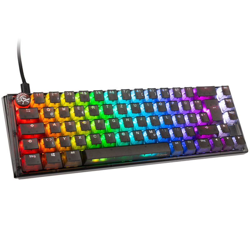 Ducky One 3 Aura Black SF Gaming Tastatur, RGB LED - MX-Speed-Silver