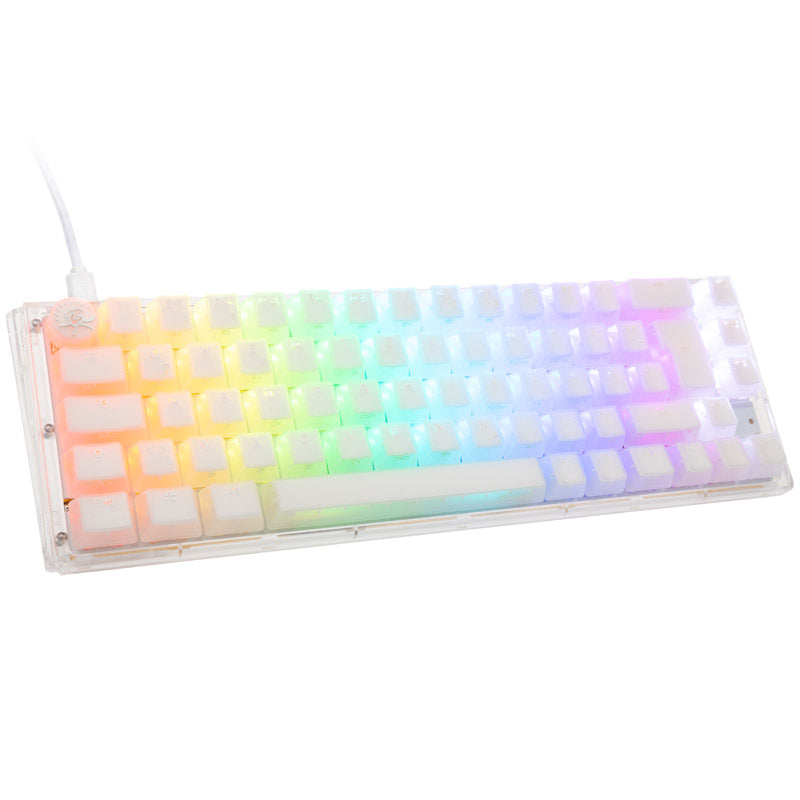 Ducky One 3 Aura White SF Gaming Tastatur, RGB LED - MX-Brown