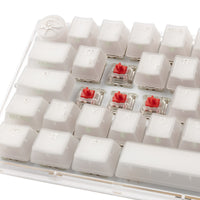 Ducky One 3 Aura White SF Gaming Tastatur, RGB LED - MX-Red