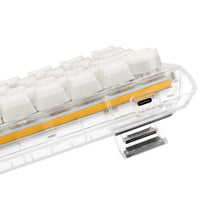 Ducky One 3 Aura White Mini Gaming Tastatur, RGB LED - MX-Red