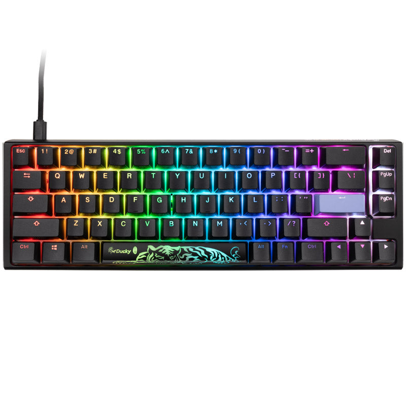 Ducky One 3 Classic Black/White SF Gaming Tastatur, RGB LED - MX-Brown (US)