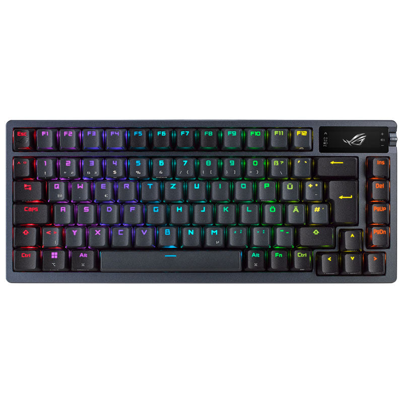 ASUS ROG Azoth Wireless Gaming Tastatur, PBT, ROG NX RED, USB/Bluetooth, DE