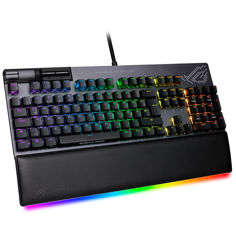 ASUS ROG Strix Flare II Animate Gaming Tastatur, PBT - ROG RX, schwarz