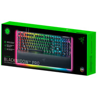 Razer BlackWidow V4 Pro Gaming Tastatur, Green Switch, USB, DE Layout