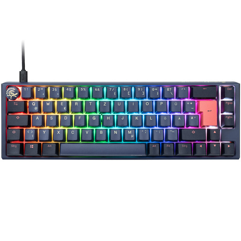 Ducky One 3 Cosmic Blue SF Gaming Tastatur, RGB LED - MX-Speed-Silver