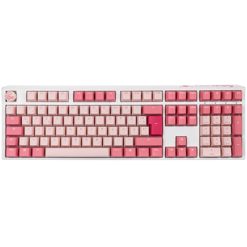 Ducky One 3 Gossamer Pink Gaming Tastatur - MX-Black Clear Top