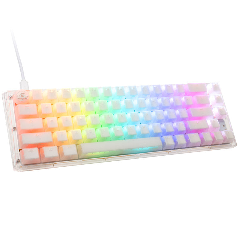 Ducky One 3 Aura White SF Gaming Tastatur, RGB LED - MX-Brown (US)