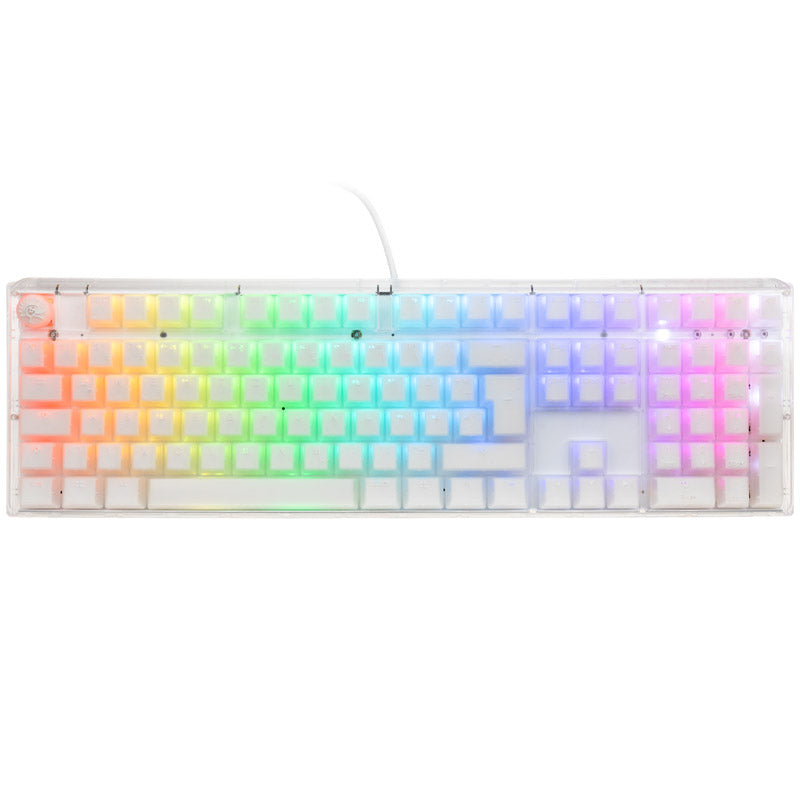 Ducky One 3 Aura White Gaming Tastatur, RGB LED - MX-Brown