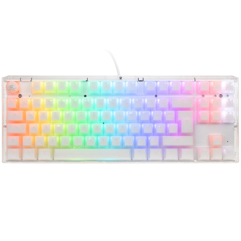 Ducky One 3 Aura White TKL Gaming Tastatur, RGB LED - MX-Brown