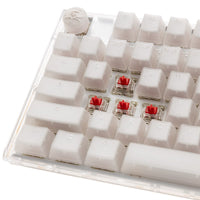 Ducky One 3 Aura White TKL Gaming Tastatur, RGB LED - MX-Red (US)