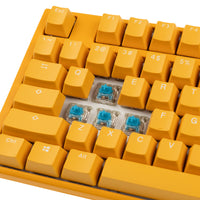 Ducky One 3 Yellow Gaming Tastatur, RGB LED - MX-Blue (US)