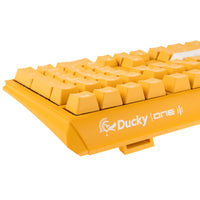 Ducky One 3 Yellow Gaming Tastatur, RGB LED - MX-Blue (US)