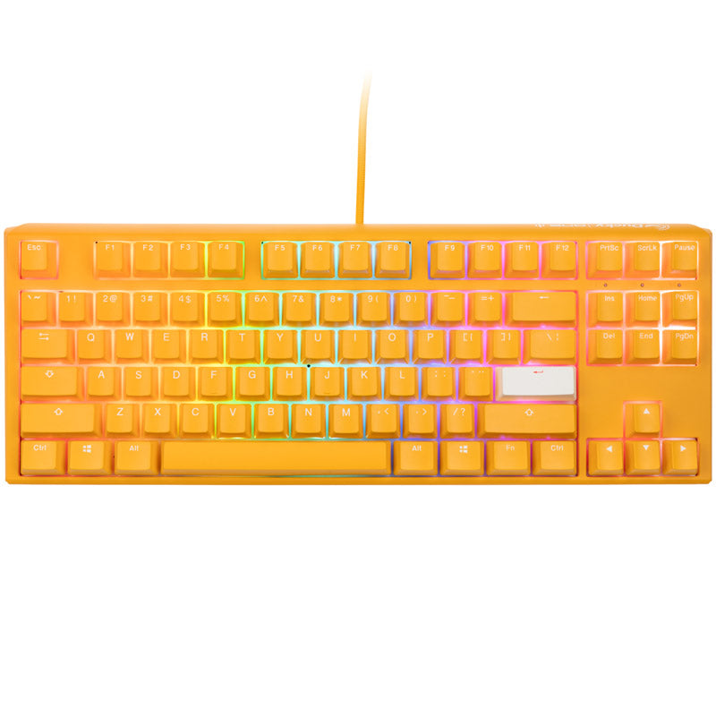 Ducky One 3 Yellow TKL Gaming Tastatur, RGB LED - MX-Clear (US)