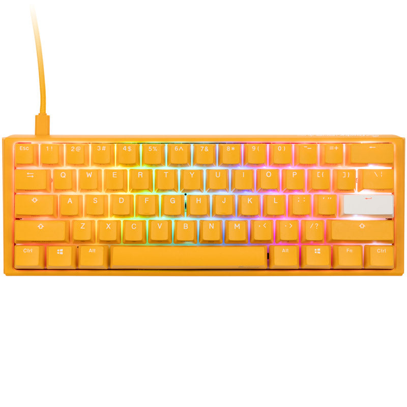 Ducky One 3 Yellow Mini Gaming Tastatur, RGB LED - MX-Black (US)