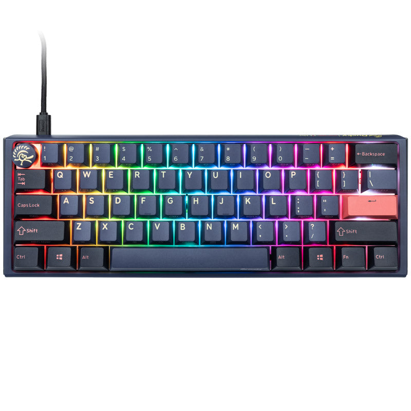 Ducky One 3 Cosmic Blue Mini Gaming Tastatur, RGB LED - MX-Speed-Silver (US)