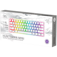 Razer Huntsman Mini Mercury Gaming Tastatur, optische Switches - weiß, ISO DE