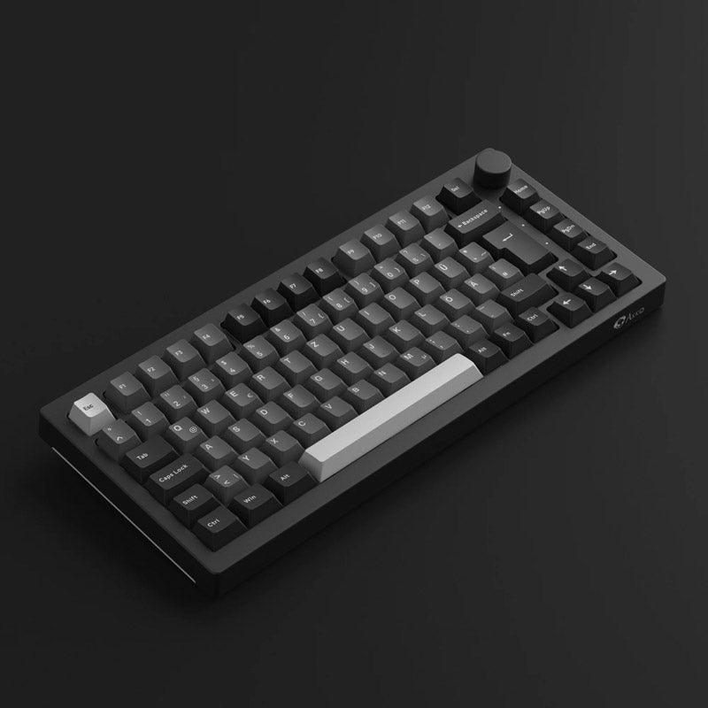 AKKO 5075B Plus S Black&Silver Gaming Tastatur - V3 Pro Cream Yellow