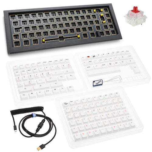 Ducky Outlaw 65 Gaming-Tastatur, Barebone schwarz (ISO)