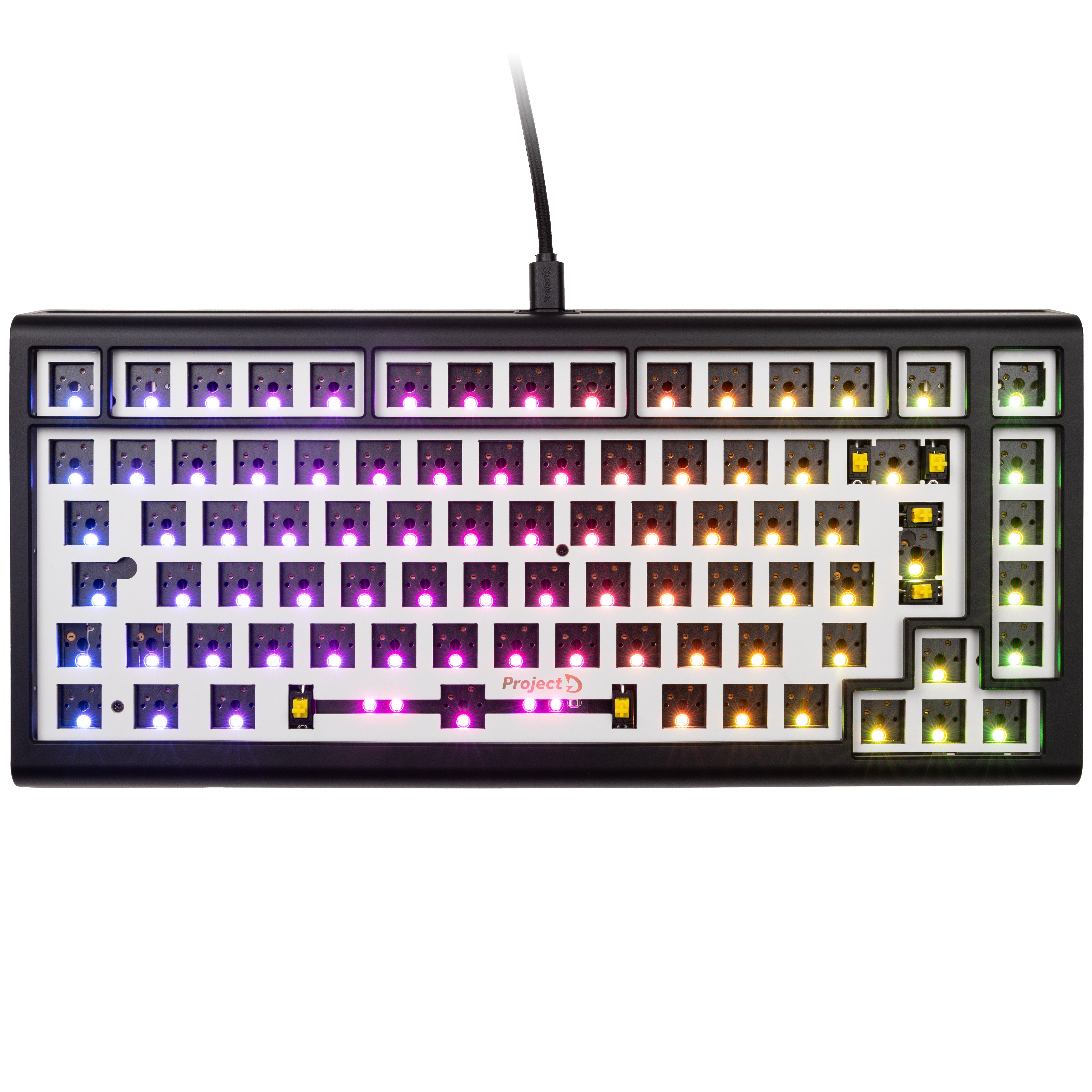 Ducky Tinker 75 Barebone Gaming-Tastatur, RGB - schwarz (ISO-DE)
